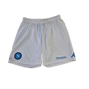 Kappa Kombat SSC Napoli White Soccer Shorts XL Streetwear